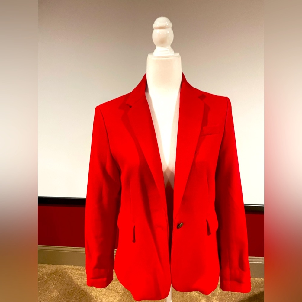 Fenn Wright Manson Medium red textured blazer